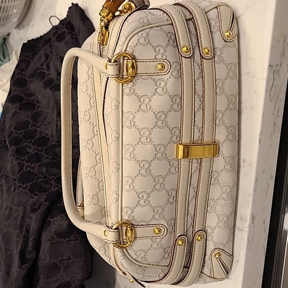 Gucci guccissima white boston bag - Picture 2 of 6